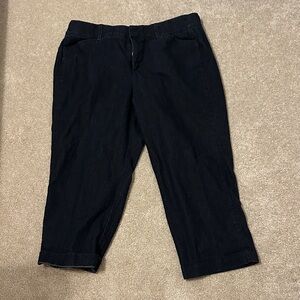 Intro. Dark denim pants